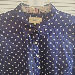 Birds of Paradis Trovata Small Sheer Blouse Top  Long Sleeve Boho Anthropologie